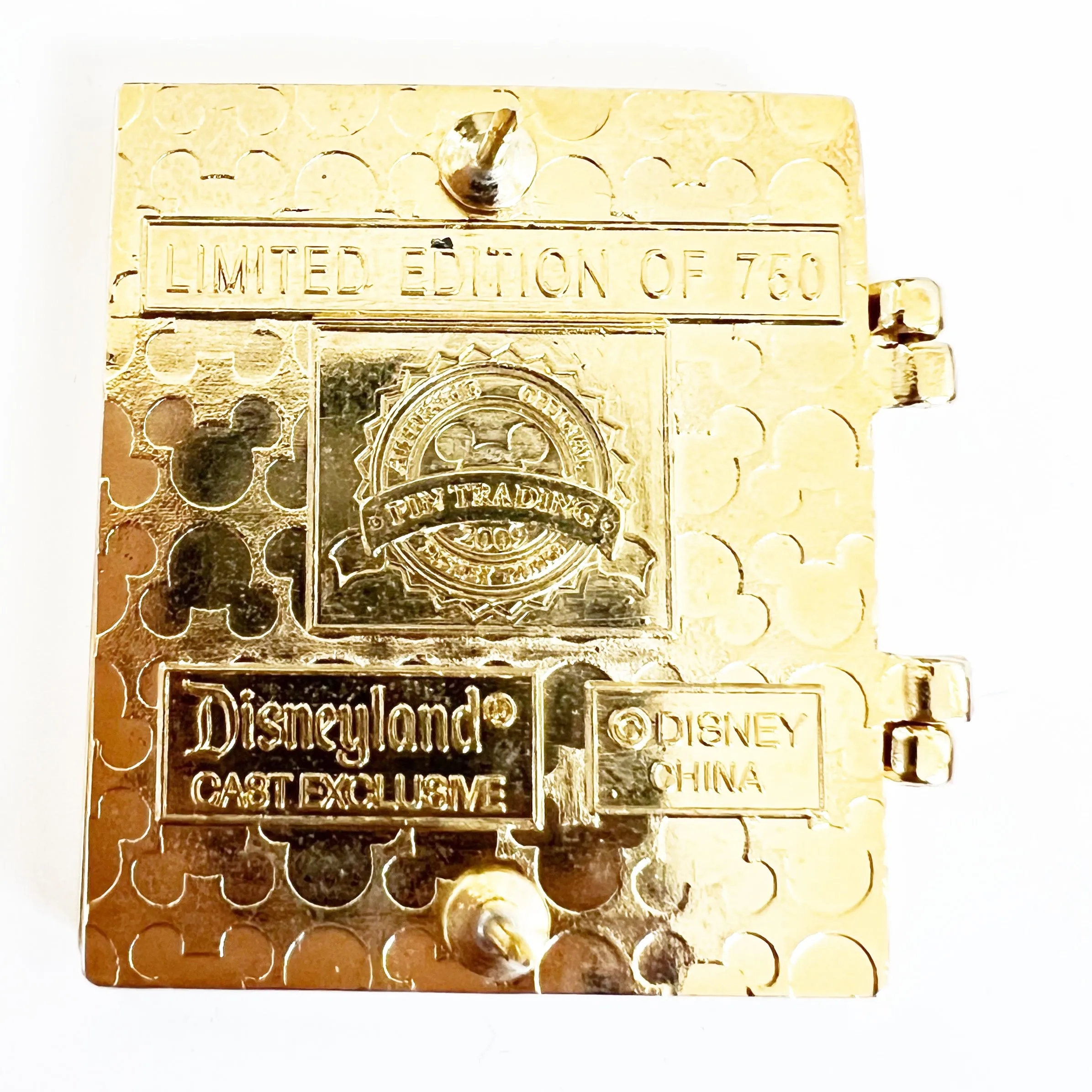 Disney DLR Big Thunder Mountain and Pluto Cast Attraction Hinge LE 750 Pin