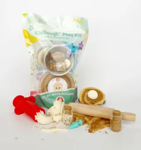 Earth Grown KidDough: Bagged Sensory Kit - Cinnamon Roll