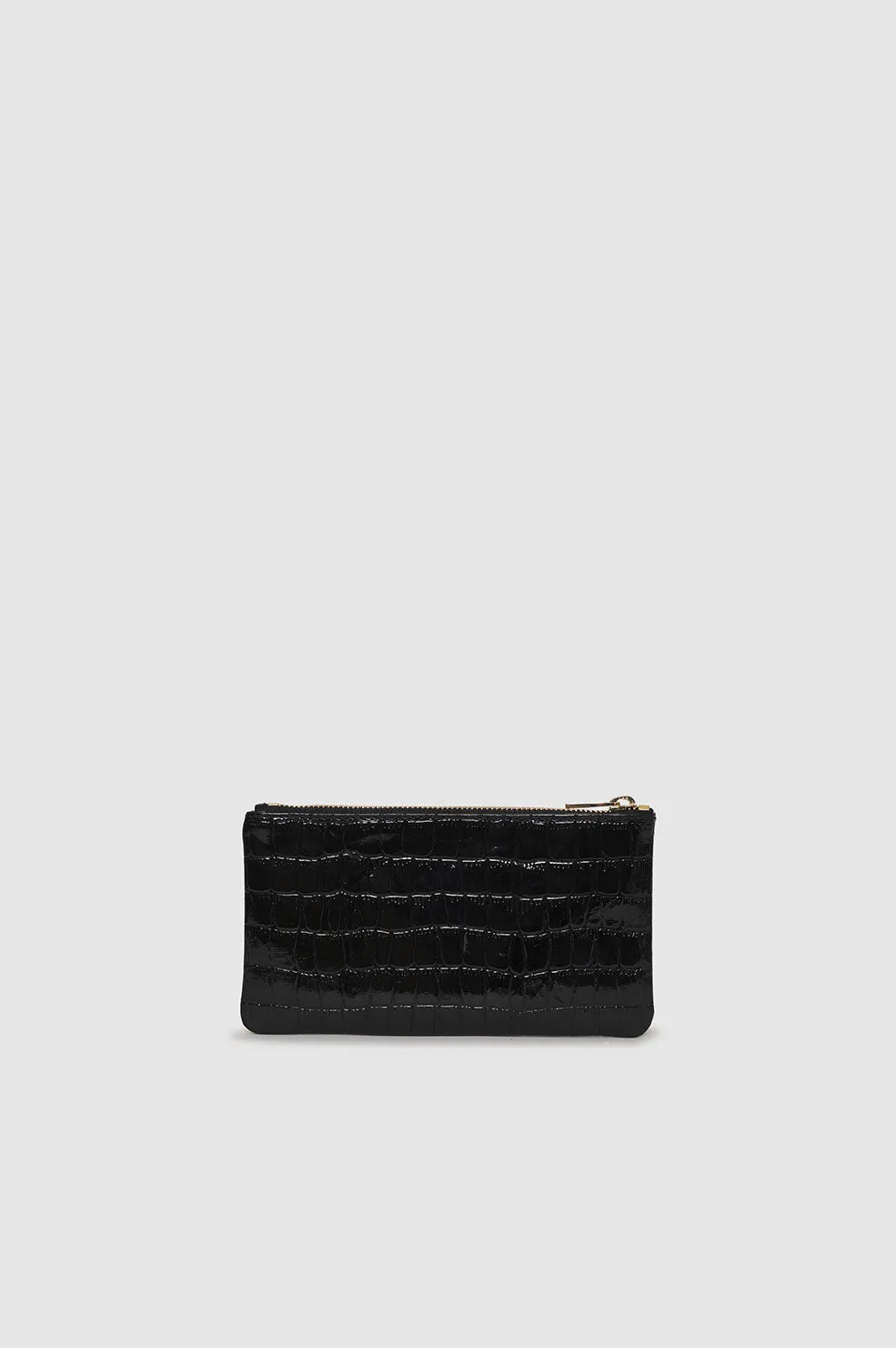 Elly Pouch - Black Embossed