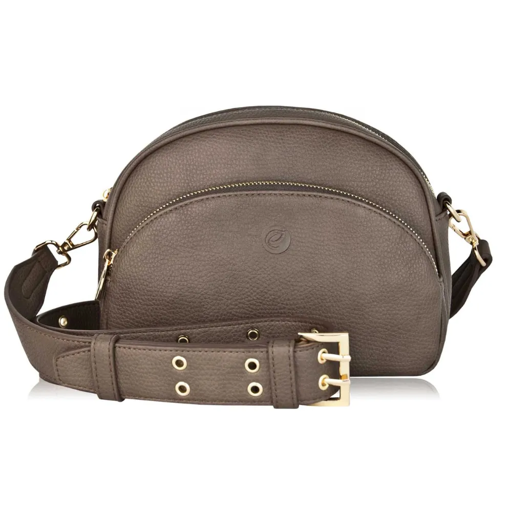 Espe Maddison Grey Crossbody Bag (Women's)