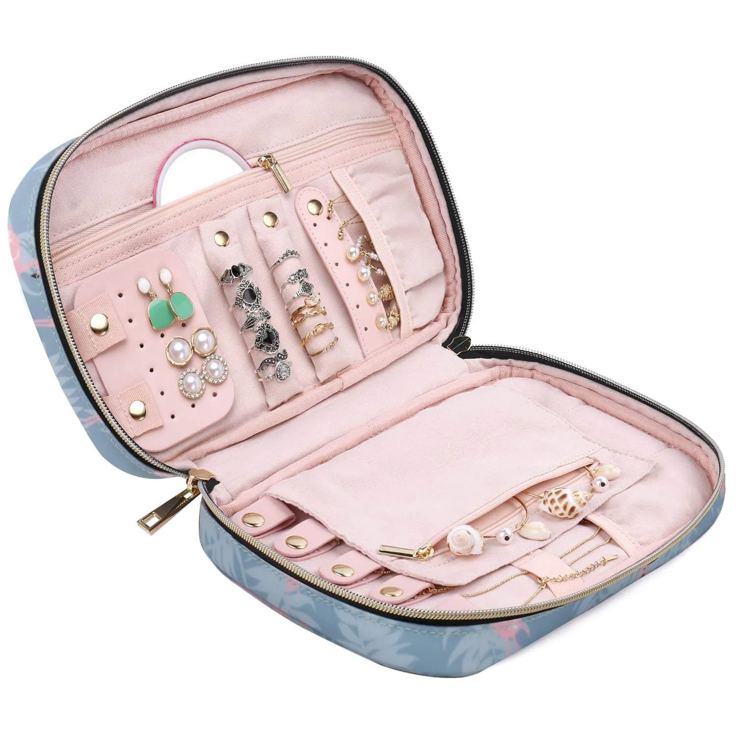 Fashion NW5032 Travel Jewelry Storage Case Bag Women