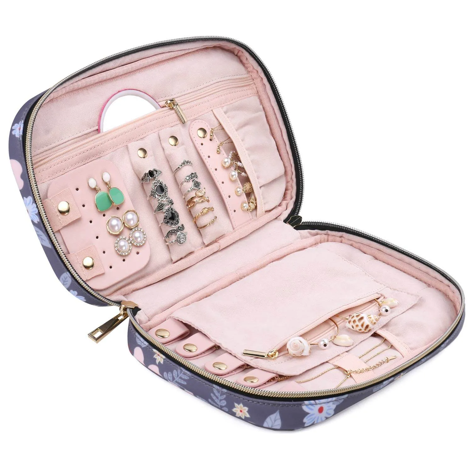 Fashion NW5032 Travel Jewelry Storage Case Bag Women