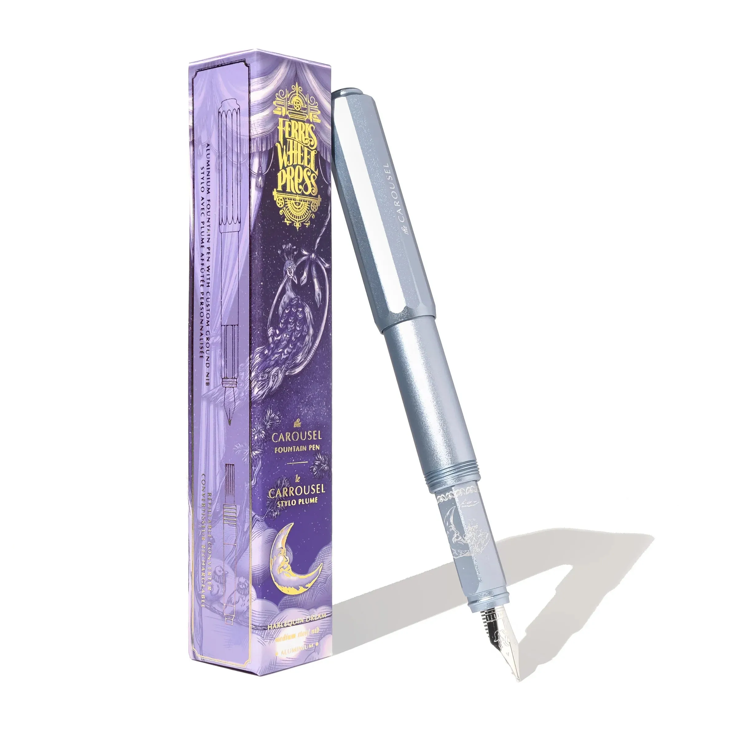 Ferris Wheel Press | Aluminum Fountain Pen | LIMITED EDITION | Harlequin Dream