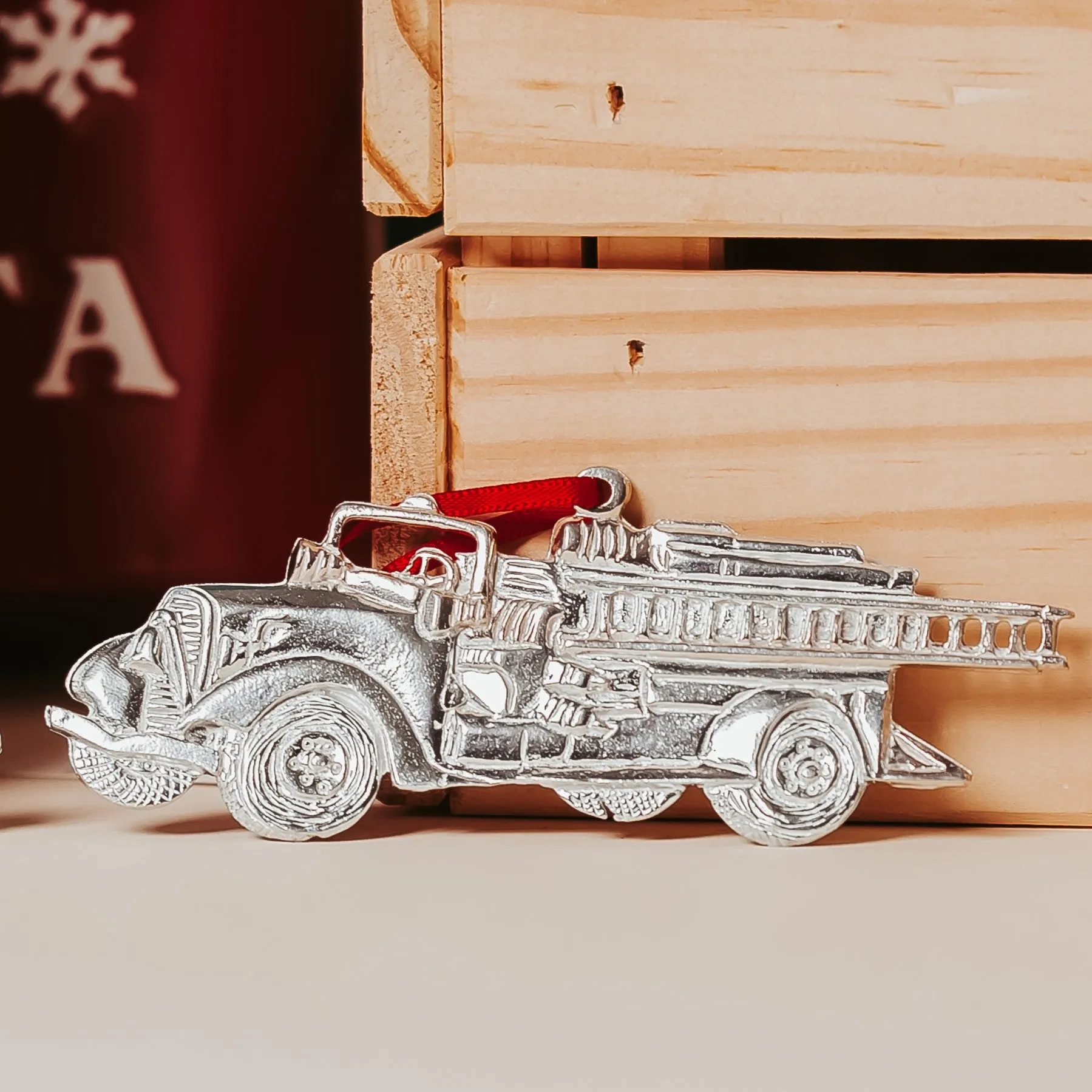 Firefighter Ornaments - Fireman - Fire Badge - Fire Truck - Fire and Rescue Gifts