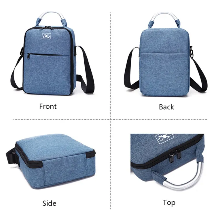 For DJI Mini SE Shockproof Single Shoulder Storage Carrying Case Box Bag, Size: 31 x 23 x 10cm(Blue   Black Liner)