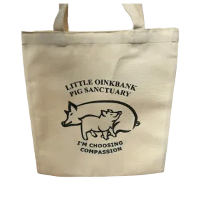 Fundraising Tote Bag - Little OinkBank Pig Sanctuary