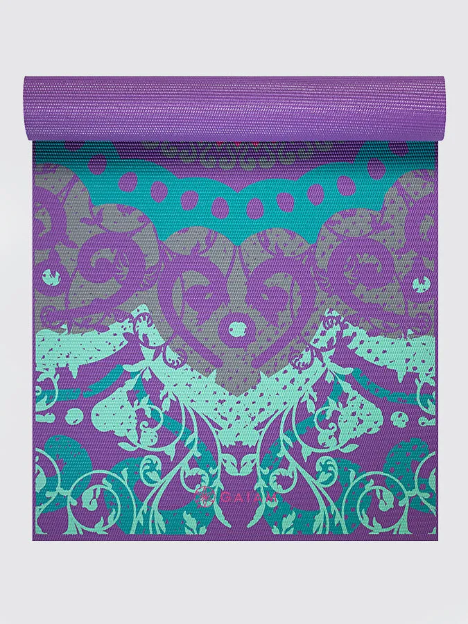 Gaiam Moroccan Garden Yoga Mat 4mm