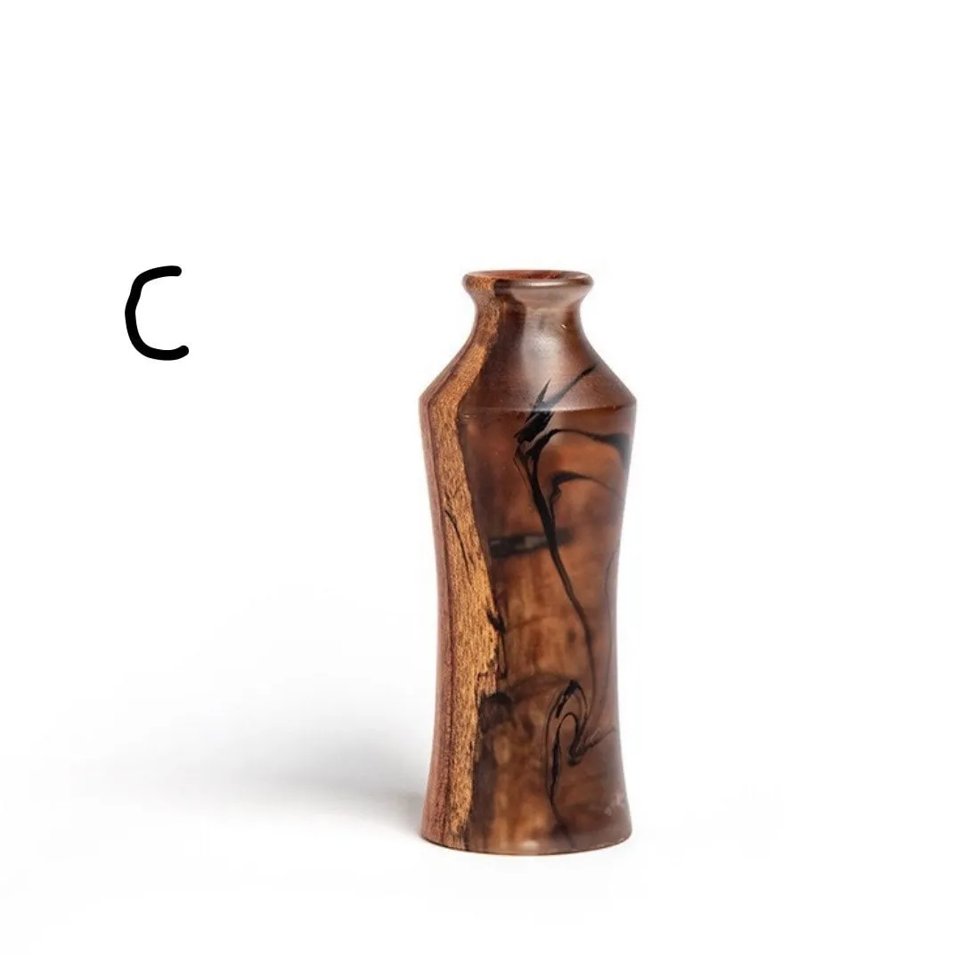 Gohobi Handmade Wooden Resin vases