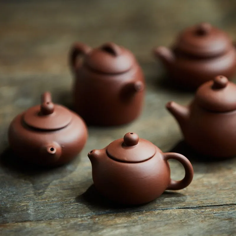 Gohobi Mini Yixing Clay Teapot Ornament