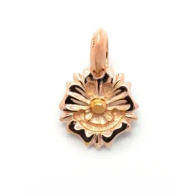 Happy Face Charm -Cherry Blossom 18k Rose Gold Plated