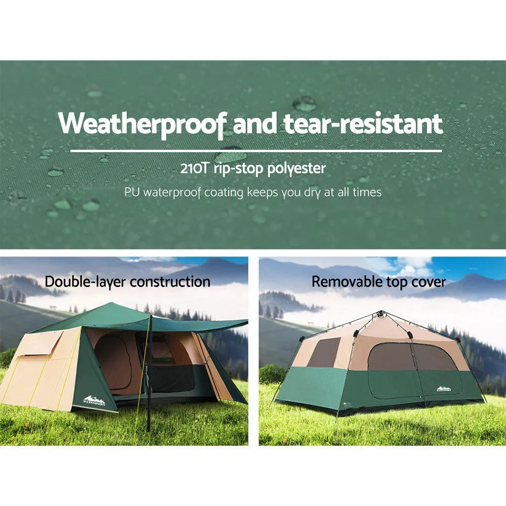 Instant Up 8-Person Dome Tent with Mesh Windows - Weisshorn