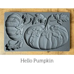 IOD - HELLO PUMPKIN 6X10 DECOR MOULD™ *Limited Edition*