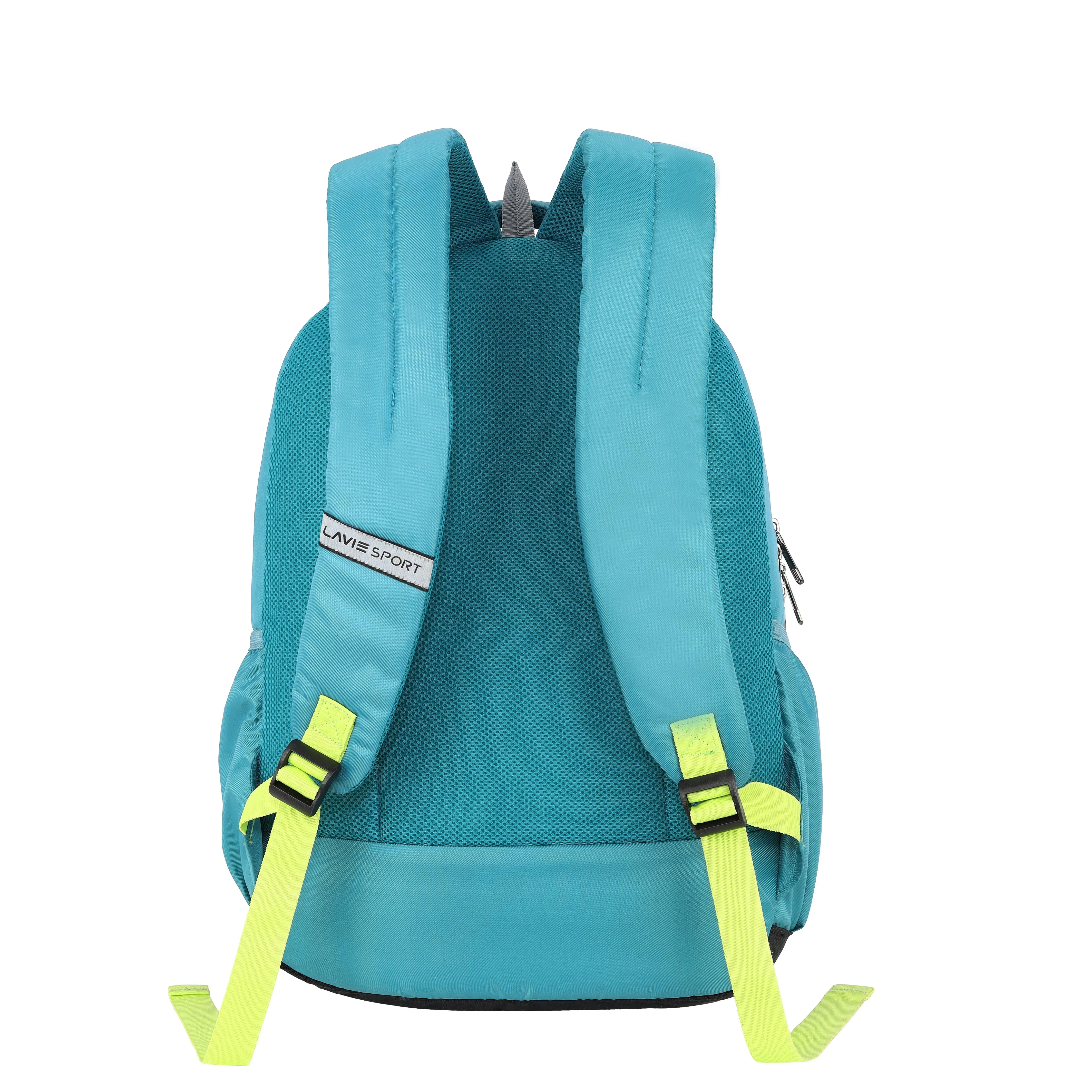 Lavie Sport Bolt 31L Laptop Backpack For Men & Women | College Bag For Boys & Girls Teal