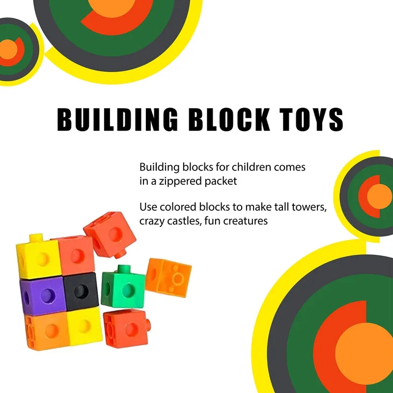 Learnings Building Cubes/Block Toys for Kids, Bag Packing, Best Gift Toy for Kids, 3-6 Years - Gifting