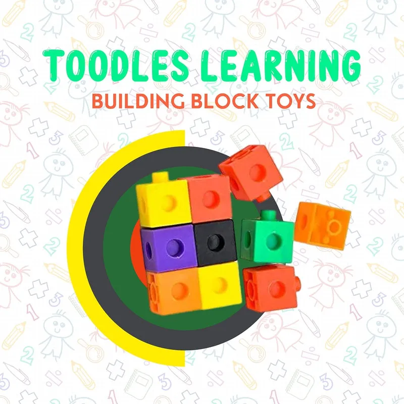 Learnings Building Cubes/Block Toys for Kids, Bag Packing, Best Gift Toy for Kids, 3-6 Years - Gifting