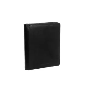 Leather Document Case Black Barnet