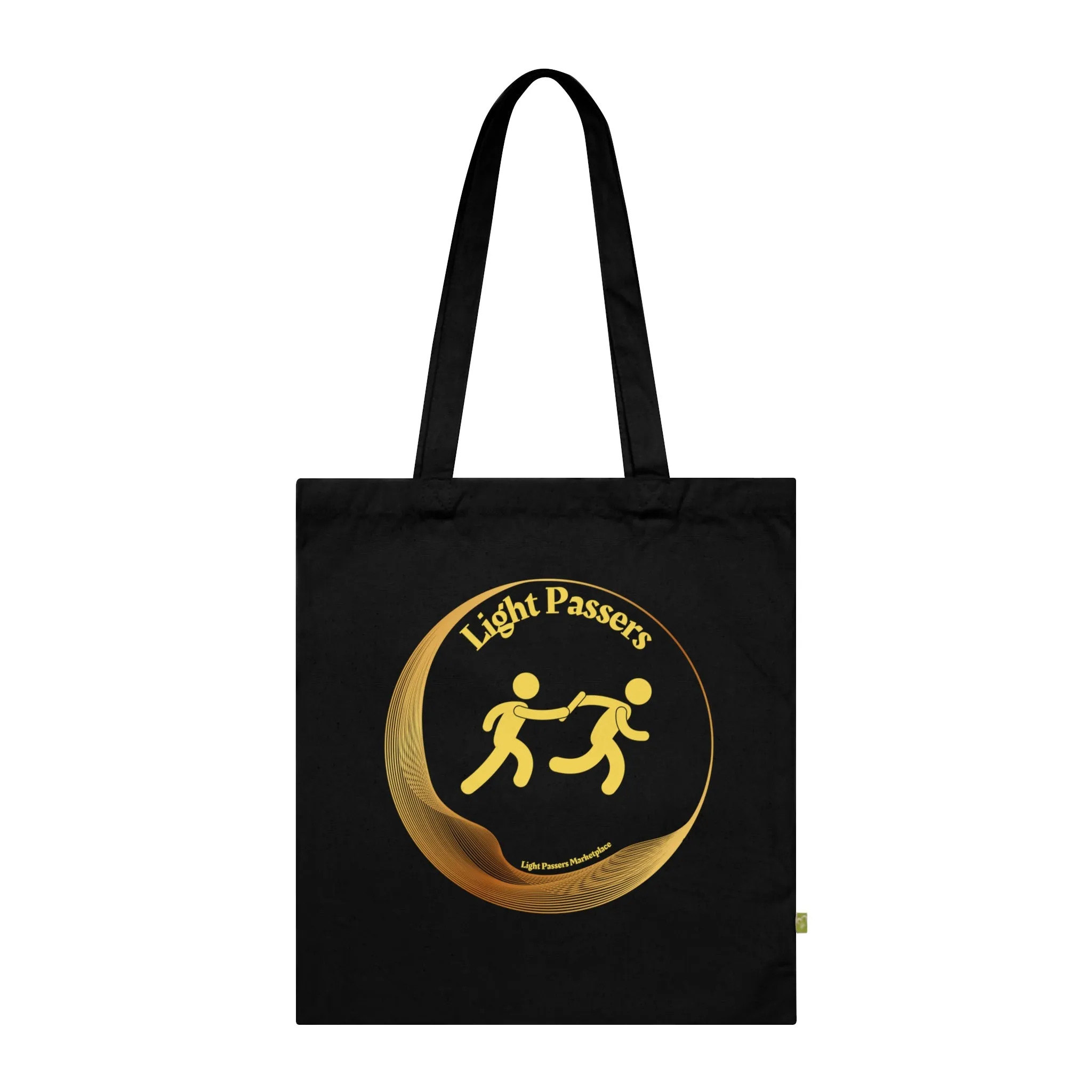 Light Passers Logo with relay Organic Cotton Tote Bag