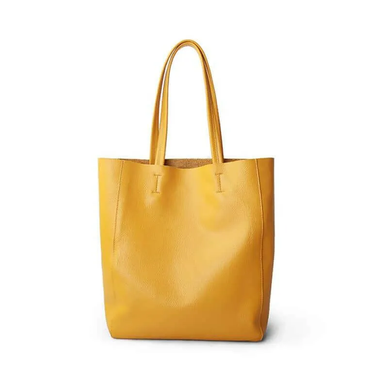 LILY Leather Tote –Sophistication for Work & Travel