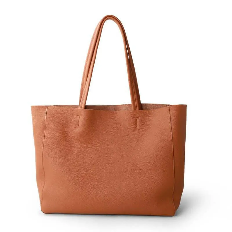 LILY Leather Tote –Sophistication for Work & Travel