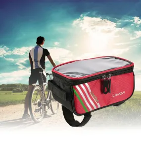 Lixada Cycling Front Tube Smartphone Bag