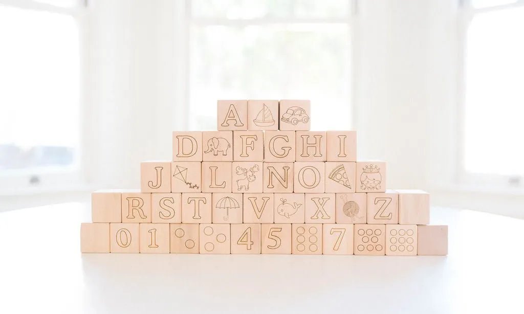 Maple ABC Block Set