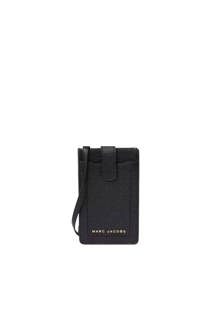 Marc Jacobs Groove Leather Phone Crossbody Bag In Black S107L01SP21