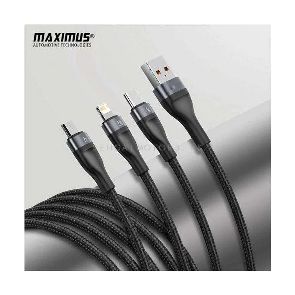 Maximus 3 In 1 Pro Cable Special Lightening Speed Version