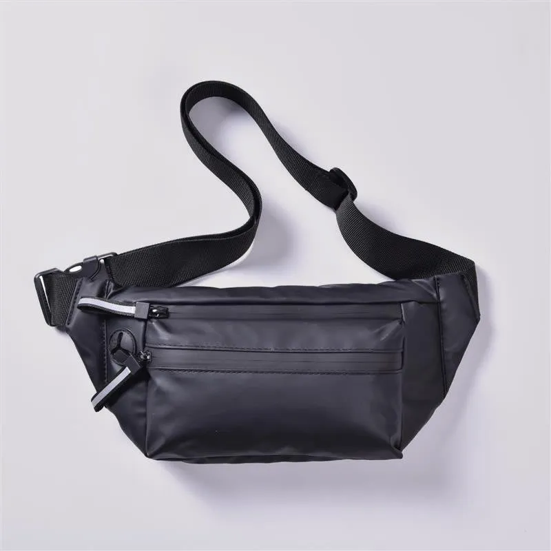 Men Outdoor Sports Nylon Crossbody Chest Bag Waist Bag