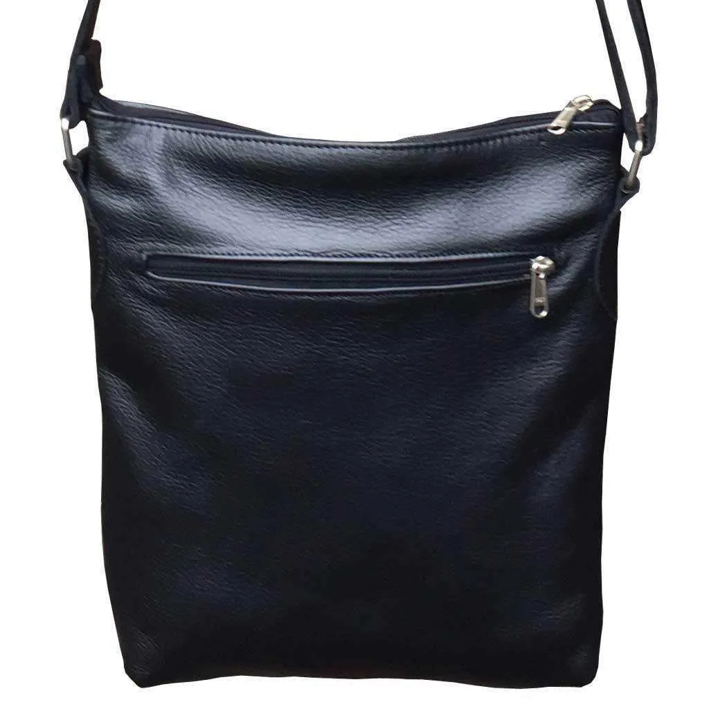 Mirelle Genuine Leather Everyday Messenger Handbag