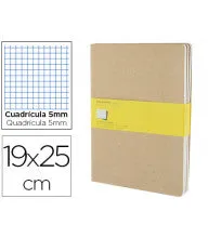 Moleskine Cashier Squared Extra Large Size Set of 3 kraft Brown