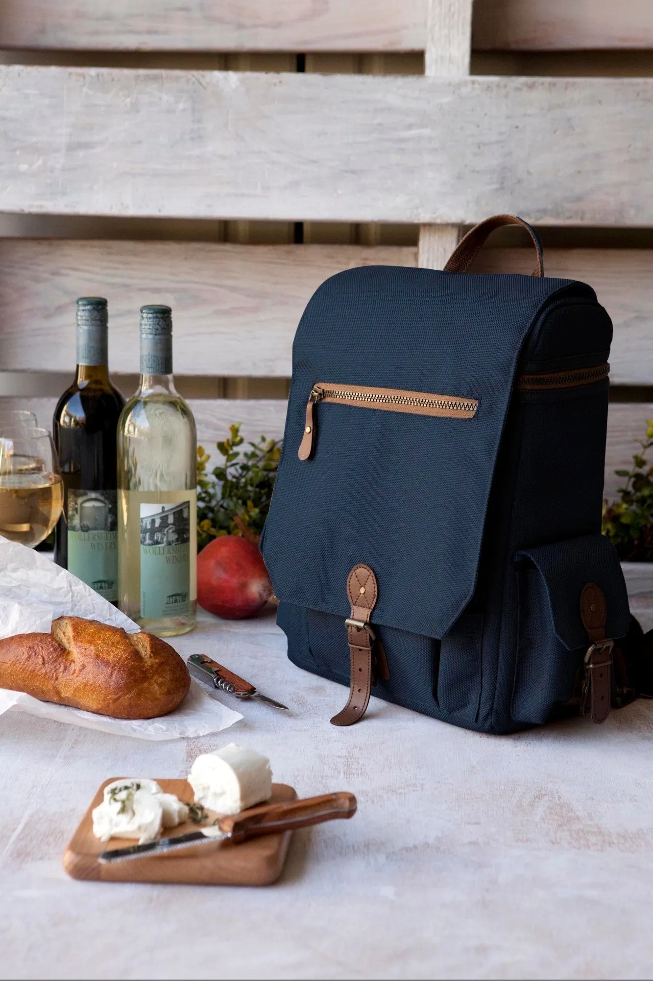 Moreno 3-Bottle Wine & Cheese Tote