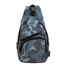 Nupouch - Anti-theft Daypack, Blue Camo