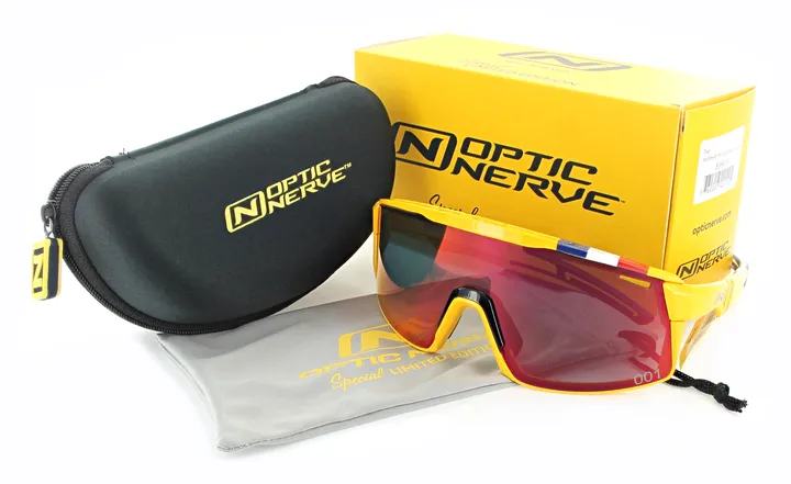 Optic Nerve Limited Edition FixieMAX Sunglasses with French Flag