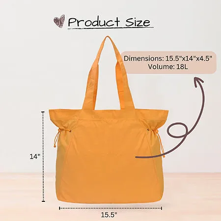 Orange NGIL Shopper Tote Bag