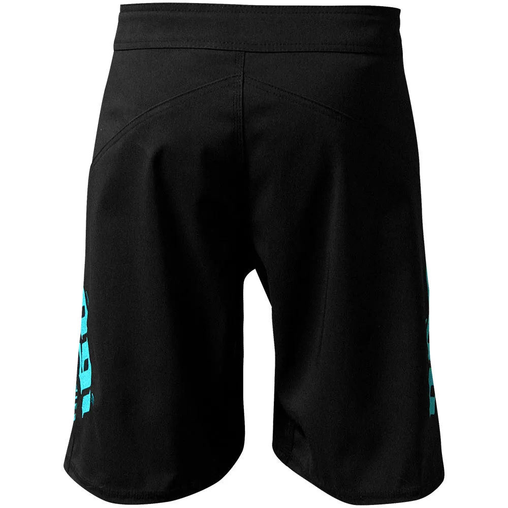 Phantom 3.0 Fight Shorts - Black and Mint - MADE IN USA - Limited Edition