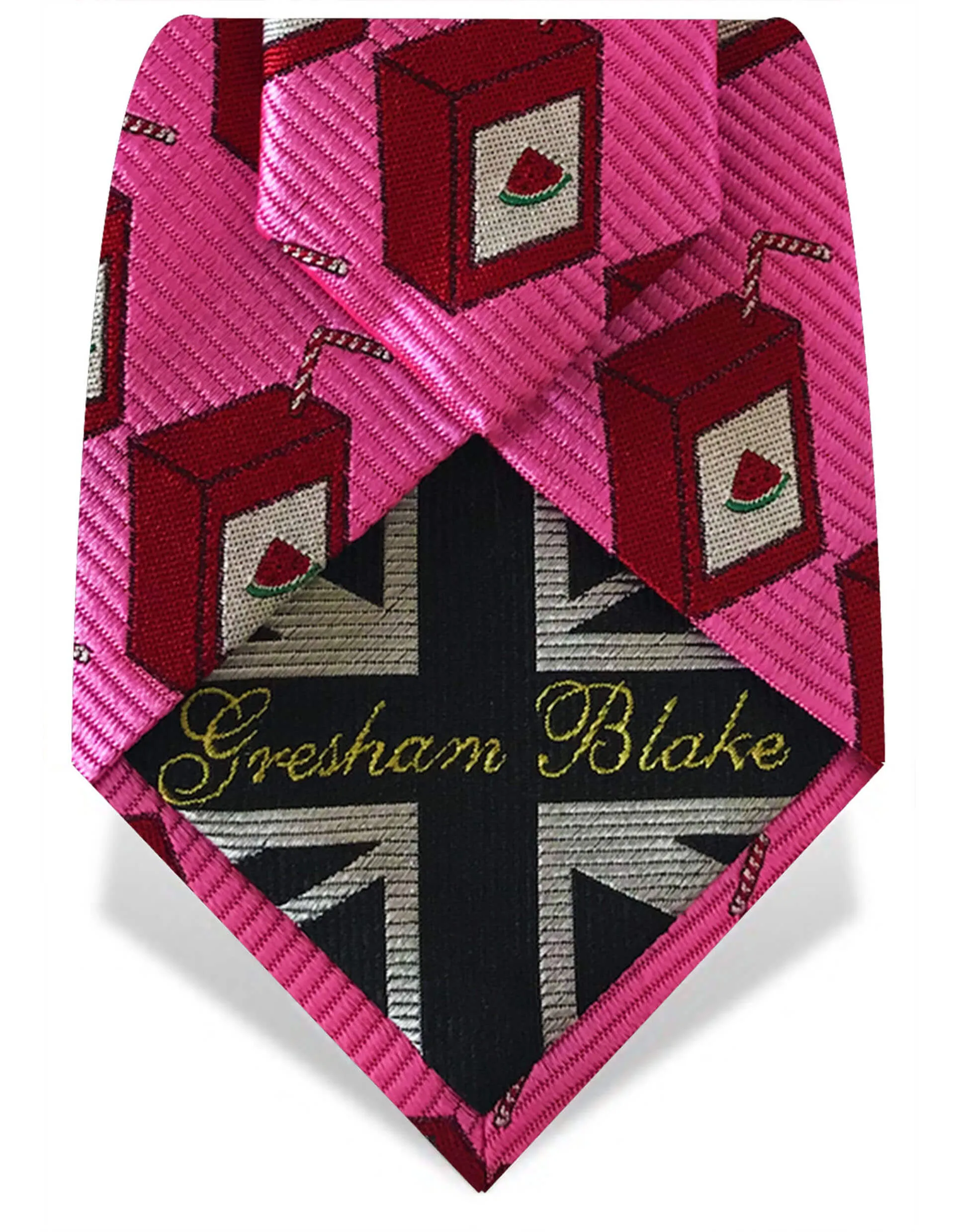 Pink & Red Watermelon Juice Tie