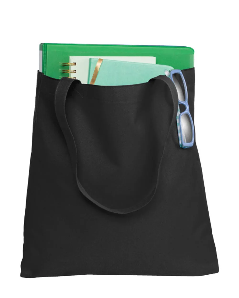 Polyester Daily Use Document Tote Bags with Self Fabric Handles