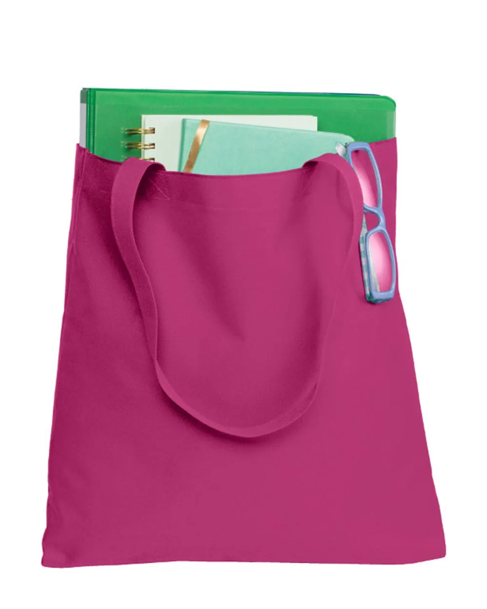 Polyester Daily Use Document Tote Bags with Self Fabric Handles