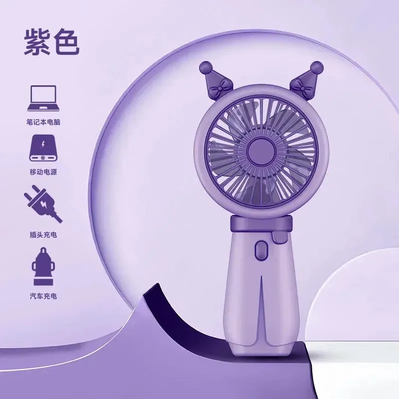 portable fan Mini Handheld Small folding Fan Portable Portable Silent Office Desk Student On Dormitory USB Charging Outdoor Hand Holding Fan