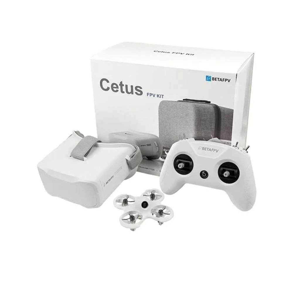 (PRE-ORDER) BetaFPV RTF Cetus FPV Analog Kit - Cetus Whoop, Goggles, Transmitter, Batteries, Charger & Case