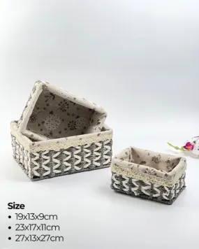 Rattan Basket set - (S115)