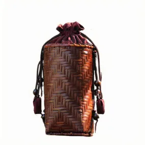 Retro Handmade Mini Natural Bamboo Woven Bag