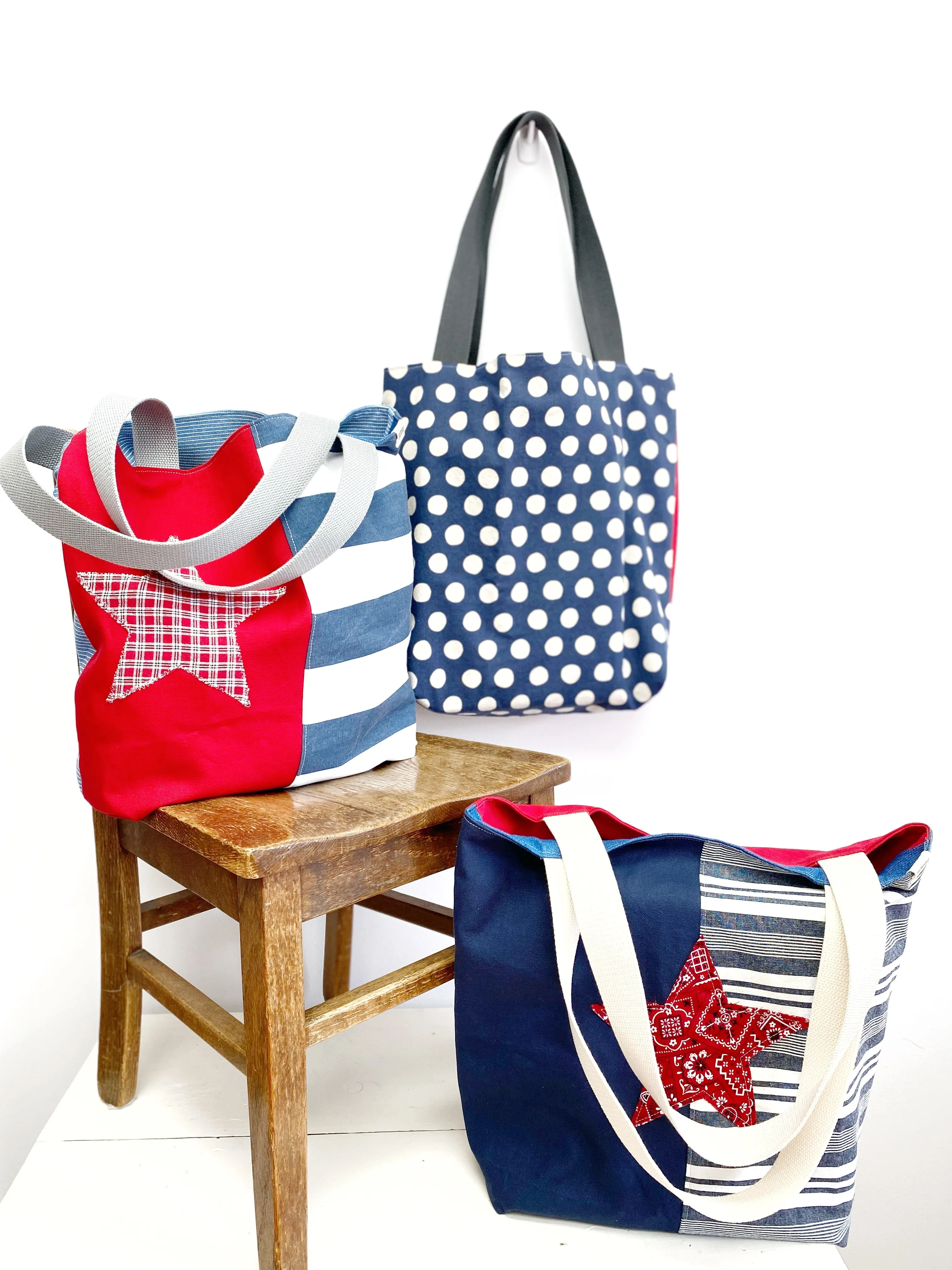 Reusable Grocery Bag, The Perfect Market Bag, Nautical Bag, Eco-Friendly, Festival Bag, B19