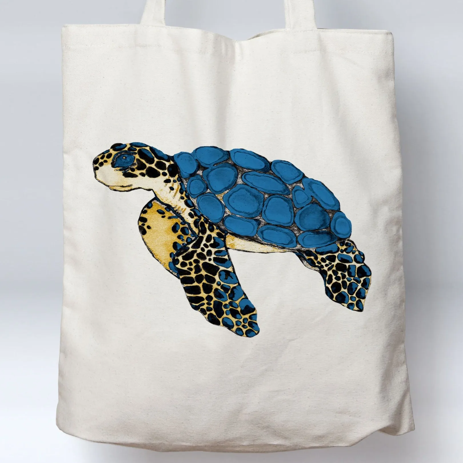 Sea Turtle Blues Beach Tote