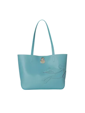 Shop-It Small Shoulder Bag in Jade