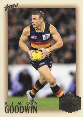 Simon Goodwin, Hall of Fame Red Back Parallel, 2018 Select AFL Legacy