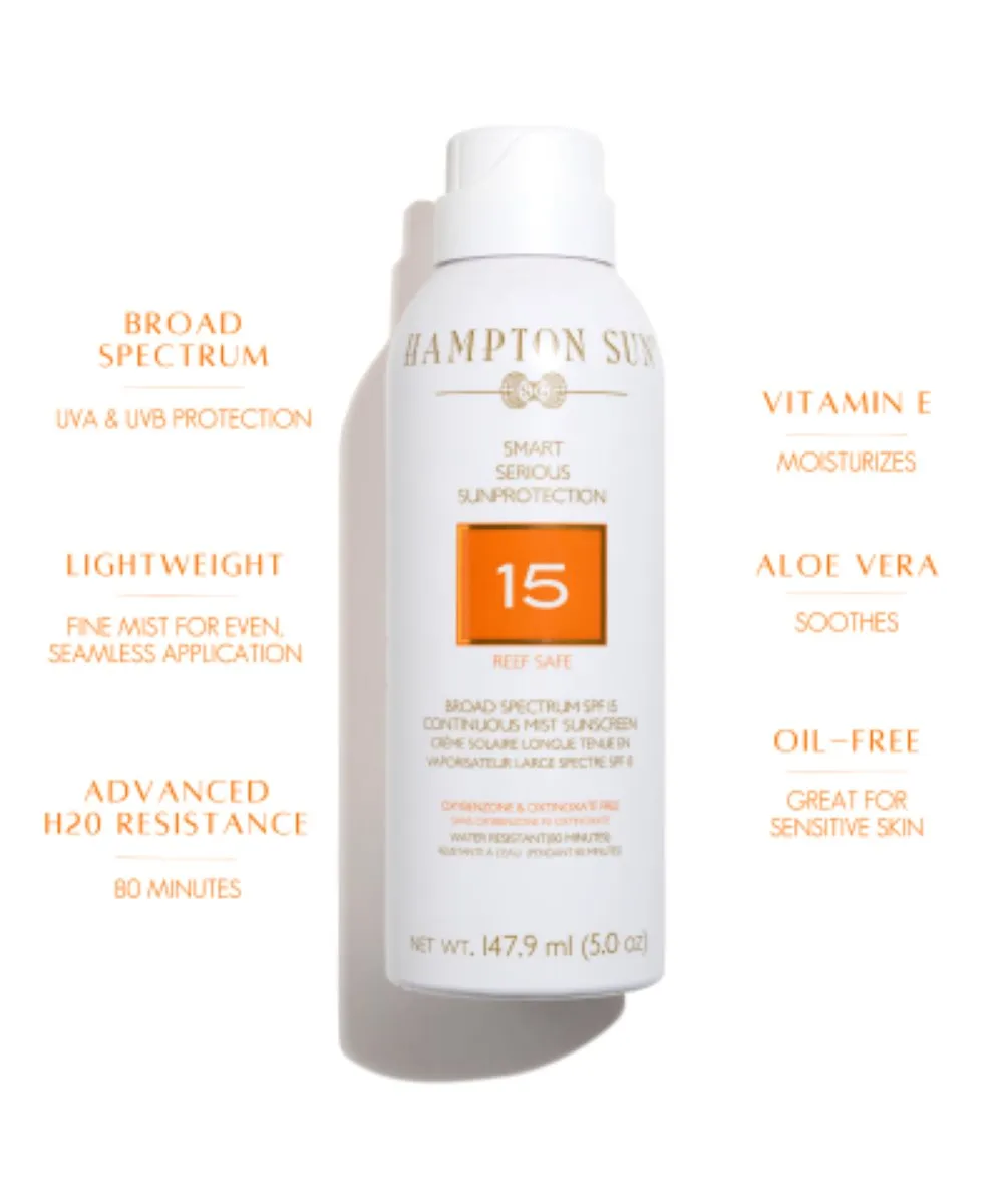 SPF 15 Continuous Mist