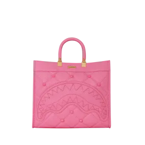 Sprayground Sorbet Stunna Bear Stud Tortuga Tote Bag - Pink / Gold