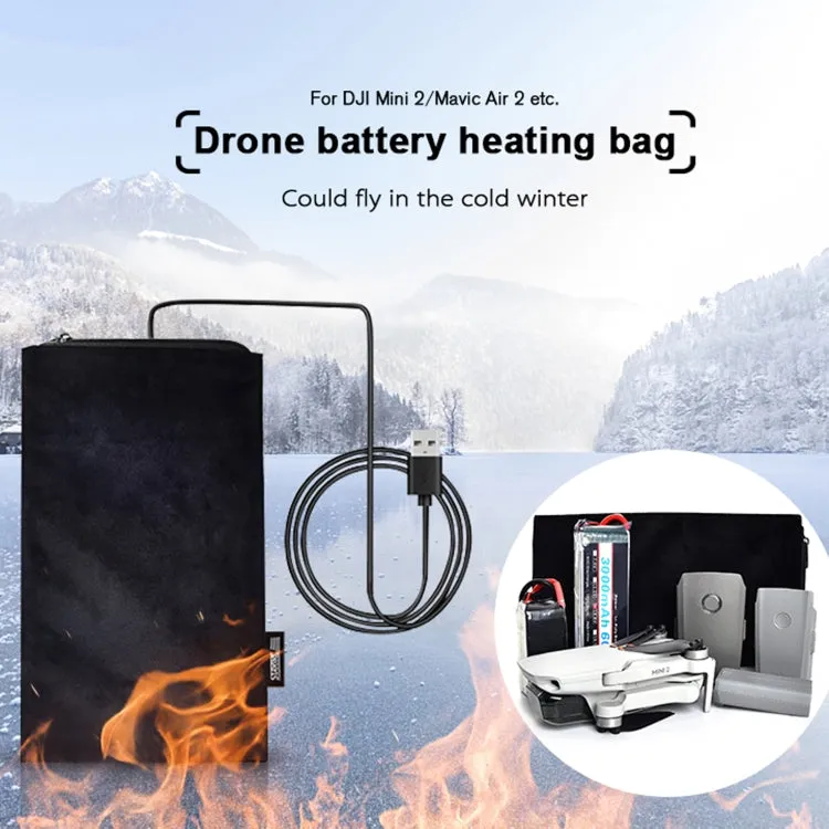 STARTRC 1108800 Universal Drone Model Battery Automatic Electric Heating Preheating Insulation Bag for DJI Mavic Mini 2