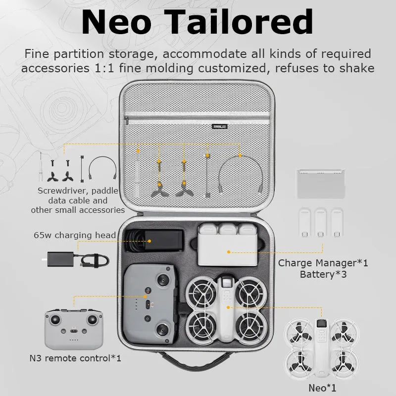 STARTRC Carrying Bag for DJI Neo Fly More Combo with DJI RC-N3